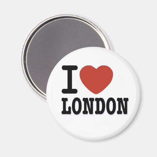 I LIEBE LONDON MAGNET (Vorderseite/Rückseite)