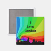 I Liebe London Magnet (Vorderseite/Rückseite)