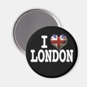 I Liebe London Magnet (Vorderseite/Rückseite)