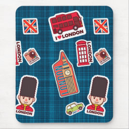I Liebe London Mousepad