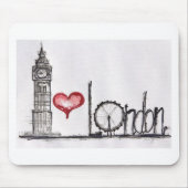 I Liebe London Mousepad (Vorne)