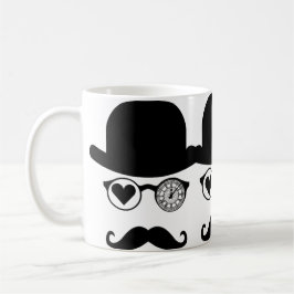 I LIEBE LONDON MUSTACHE KAFFEETASSE