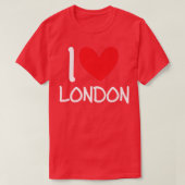 I Liebe London Name Personalisiert Girl BESTE FREU T-Shirt (Design vorne)