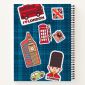 I Liebe London Notizblock (Rückseite)