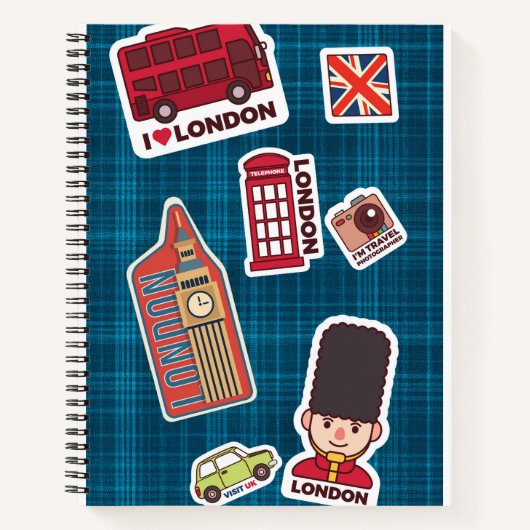 I Liebe London Notizblock (Vorderseite)