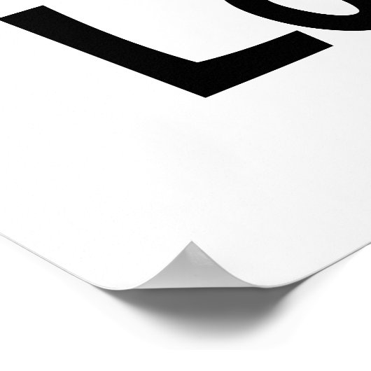 I Liebe London Poster (Ecke)