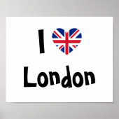 I Liebe London Poster (Vorne)