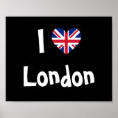 I Liebe London Poster (Vorne)