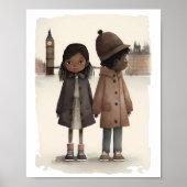 I Liebe London Poster (Vorne)