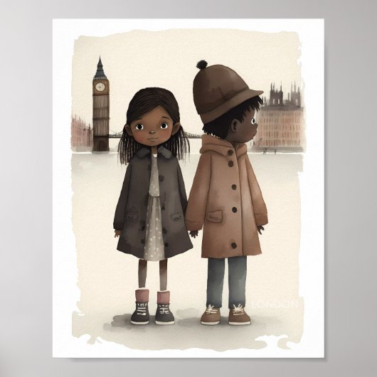 I Liebe London Poster (Vorne)