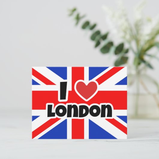 I Liebe london Postkarte (Stehend Vorderseite)