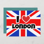 I Liebe london Postkarte (Vorne/Hinten)