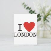 I Liebe London Postkarte (Stehend Vorderseite)