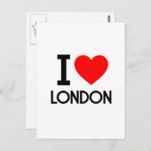 I Liebe London Postkarte (Vorne/Hinten)