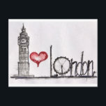 I Liebe London Postkarte<br><div class="desc">I Liebe London</div>