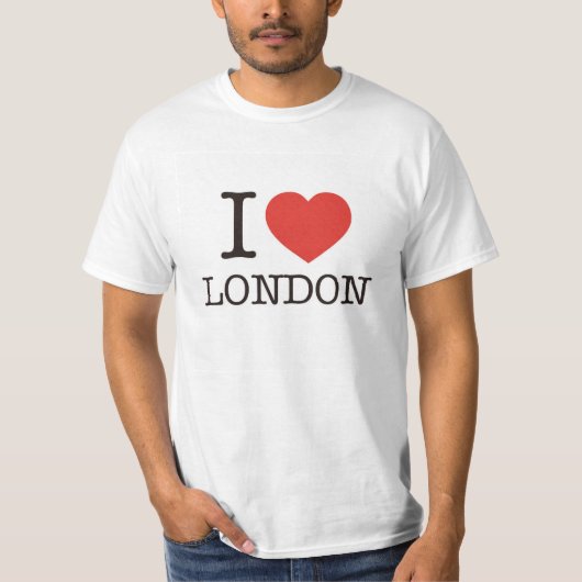 I Liebe London - Spitze T-Shirt (Vorderseite)