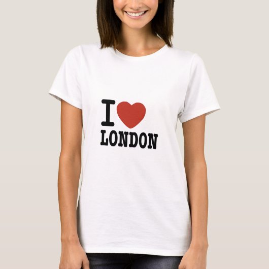 I LIEBE LONDON T-Shirt (Vorderseite)