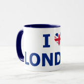 I Liebe-London-Tasse Tasse (Vorderseite Links)