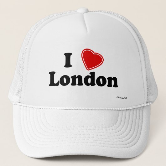 I Liebe London Truckerkappe (Vorderseite)