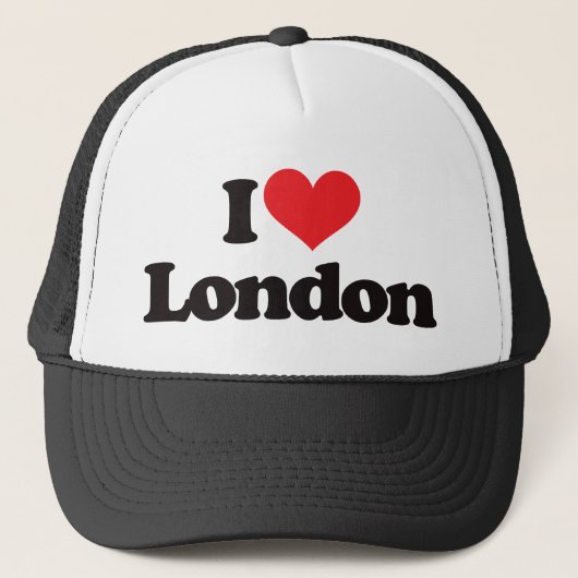 I Liebe London Truckerkappe (Vorderseite)