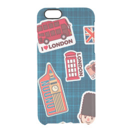 I Liebe London Durchsichtige iPhone 6/6S Hülle