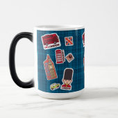 I Liebe London Verwandlungstasse (Links)