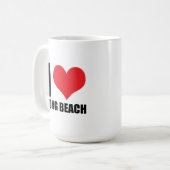 I Liebe Long Beach Kaffeetasse (Vorderseite Links)