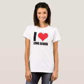 I Liebe Long Beach T-Shirt (Vorne ganz)