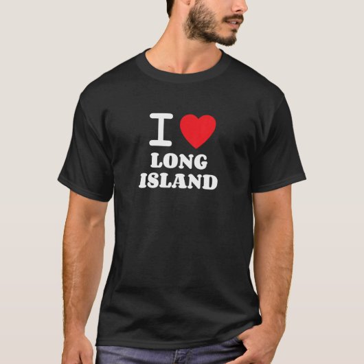 I Liebe Long Island T-Shirt (Vorderseite)