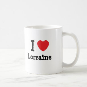 I Liebe Lorraine Herzstück T - Shirt Kaffeetasse