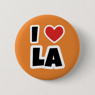 I Liebe Los Angeles Button