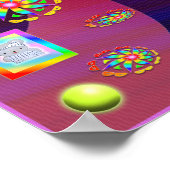 I LIEBE Los Angeles Cool Energy Poster (Ecke)