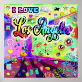 I LIEBE Los Angeles Cool Energy Poster (Vorne)