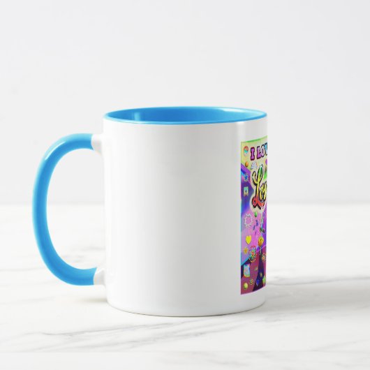 I LIEBE Los Angeles Coole Energie Tasse (Links)