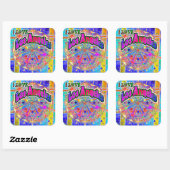 I LIEBE Los Angeles Cosmic Unity Sticker (Blatt)