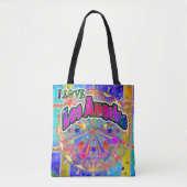 I LIEBE Los Angeles Cosmic Unity Toag Tasche (Vorderseite)
