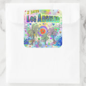 I LIEBE Los Angeles Deep Dream Sticker (Tasche)