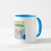 I LIEBE Los Angeles Deep Dream Tasse (VorderseiteRechts)