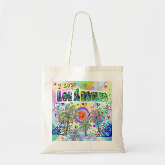 I LIEBE Los Angeles Deep Traumtasche Tragetasche (Vorne)