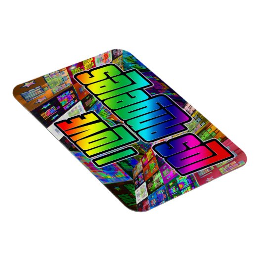 I LIEBE Los Angeles Drehung Magnet (Rechte Seite)