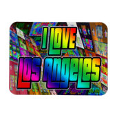 I LIEBE Los Angeles Drehung Magnet (Horizontal)