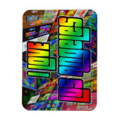 I LIEBE Los Angeles Drehung Magnet (Vertikal)