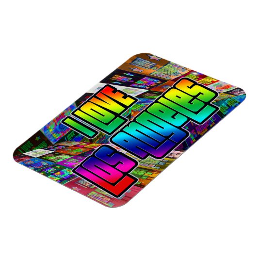 I LIEBE Los Angeles Drehung Magnet (Linke Seite)