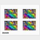 I LIEBE Los Angeles Drehung Sticker (Blatt)