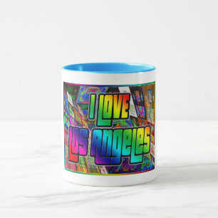I LIEBE Los Angeles Drehung Tasse