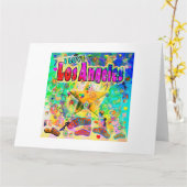 I LIEBE Los Angeles Epoch Hour Card Karte (Gelbe Blume)