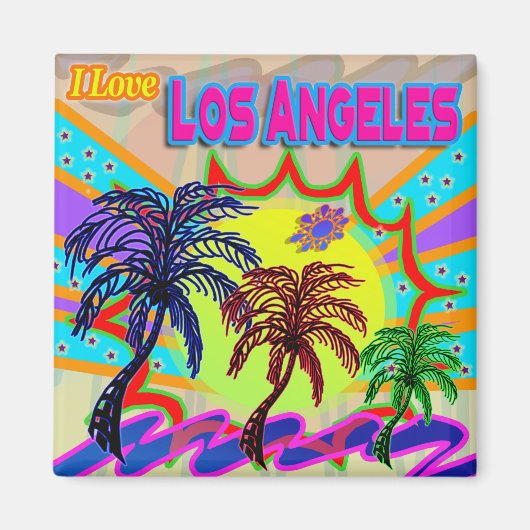 I LIEBE Los Angeles Eternal Magnet (Vorne)