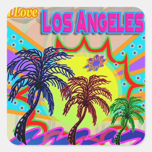 I LIEBE Los Angeles Eternal Sticker (Vorderseite)