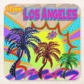 I LIEBE Los Angeles Ewiger Untersetzer (Vorderseite)