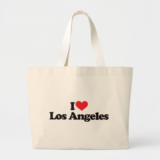 I Liebe Los Angeles Jumbo Stoffbeutel (Vorne)